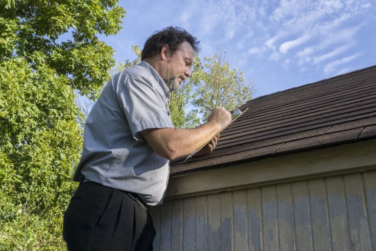 damage done to insureds roof